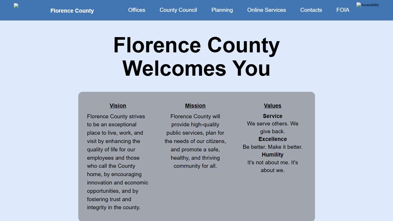 Florence County SC - Home